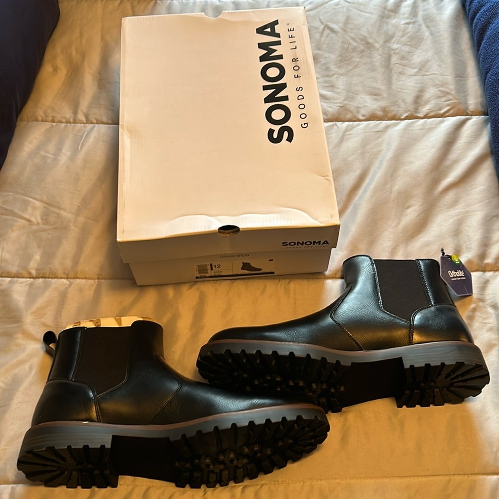 Brand new Men’s Sonoma Black Boots